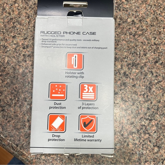 Blackweb phone case with holster for iPhone XS Max black. - Picture 3 of 9